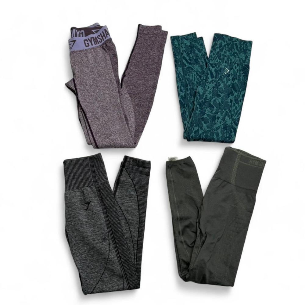 Gymshark Bundle of 4 Leggings women’s size XS - Picture 3 of 5